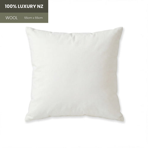 100% Luxury NZ Washed Wool Inner 55x55cm
