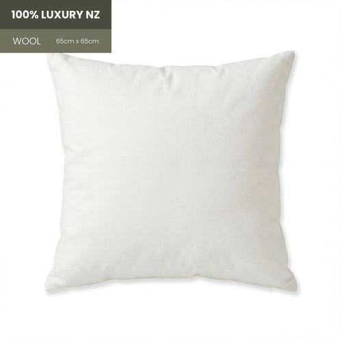 100% Luxury NZ Washed Wool Inner 65x65cm