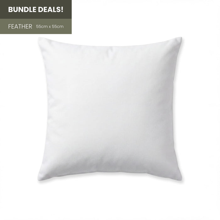 55x55cm Feather Cushion Inner