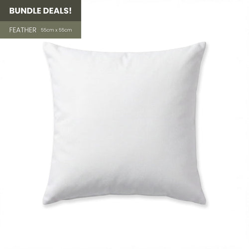 55x55cm Feather Cushion Inner