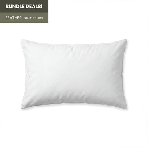 65x40cm Feather Cushion Inner