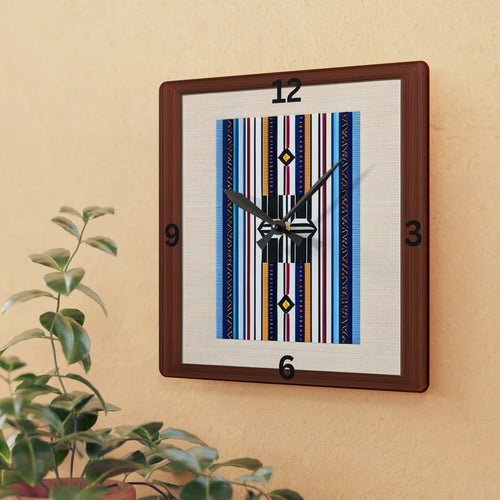 Acrylic Wall Clock - Square or Circle. Nevada Strips Wall Clock