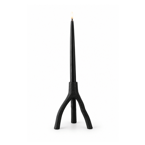 Aion Candleholder Large - Black