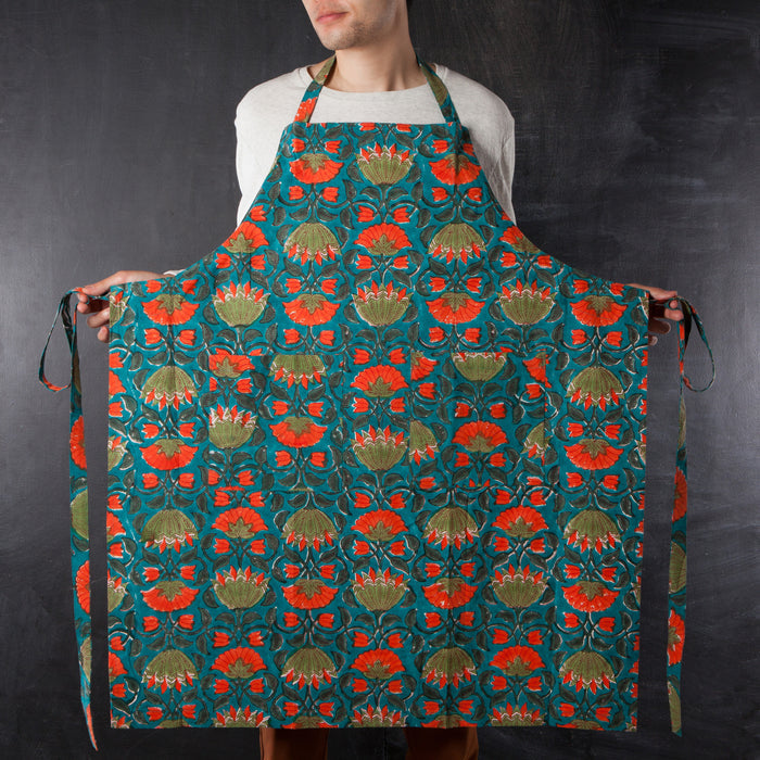 Allure Block Print Apron