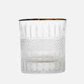 Almas Gold Rim Crystal Tall Tumbler