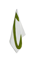 Alphabet Napkin 'C' in Avocado Green, 50x50cm