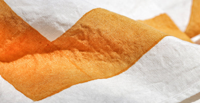 Alphabet Napkin 'R' in Mustard Yellow, 50x50cm