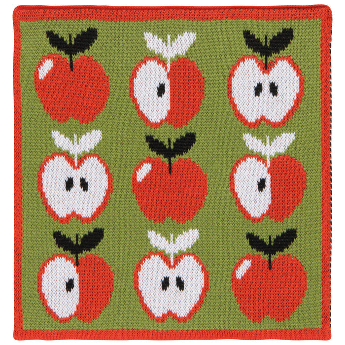 Apple a Day Knit Dishcloth Set of 3