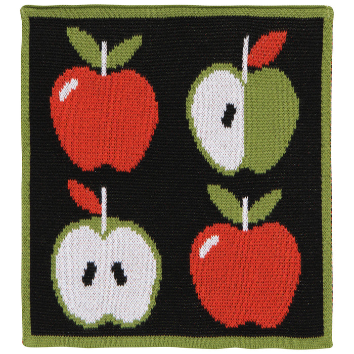 Apple a Day Knit Dishcloth Set of 3