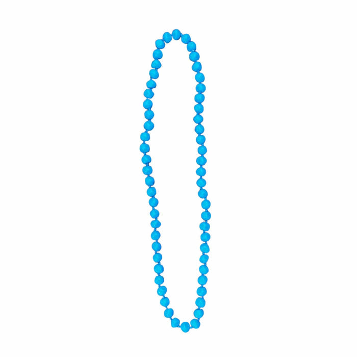 Aqua Beaded Resin Necklace