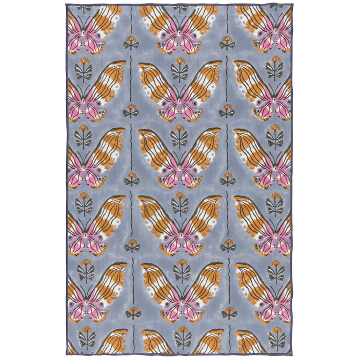 Aurora Block Print Dishtowel