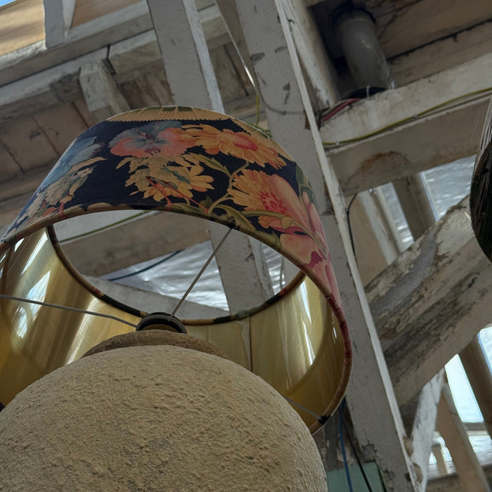 Bali Earthenware Lamp Stand