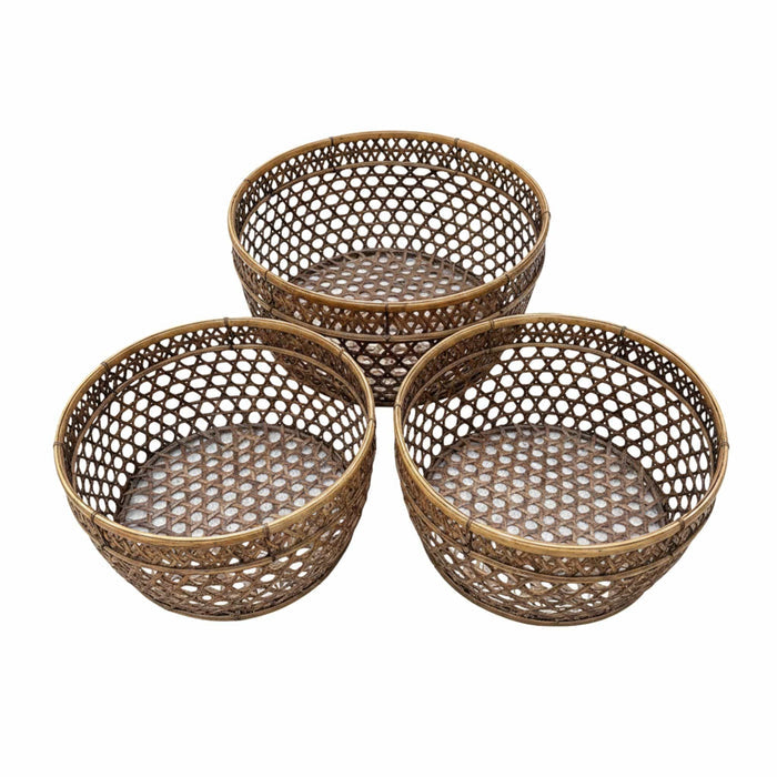 Bamboo Basket Set of 3