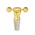Barbell Bottle Stopper – Brass