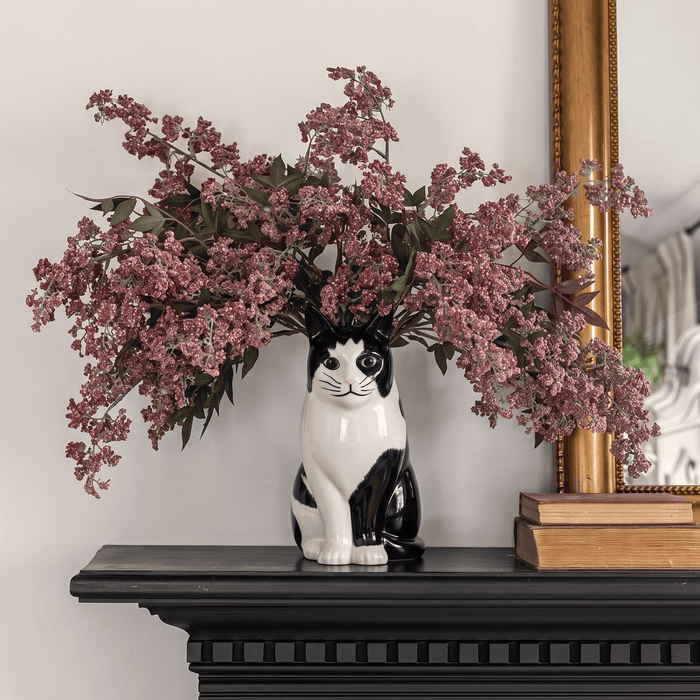 Barney Cat Flower Vase