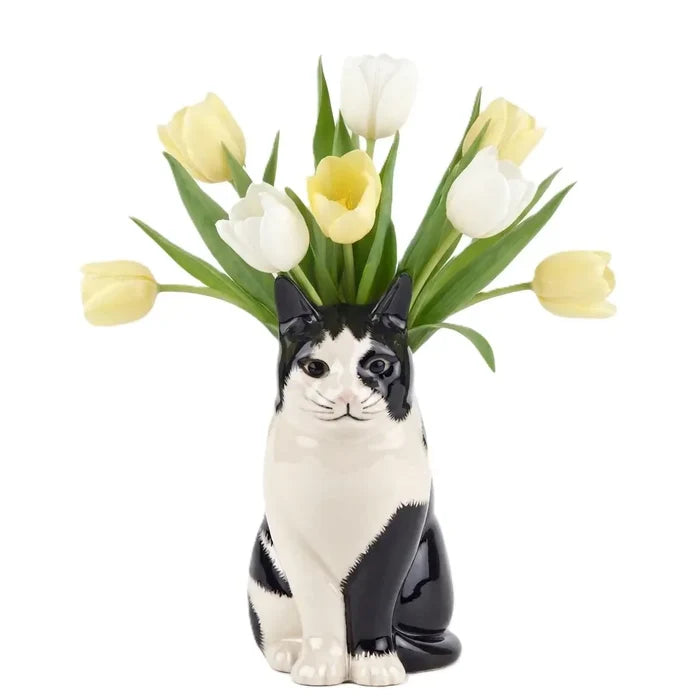 Barney Cat Flower Vase