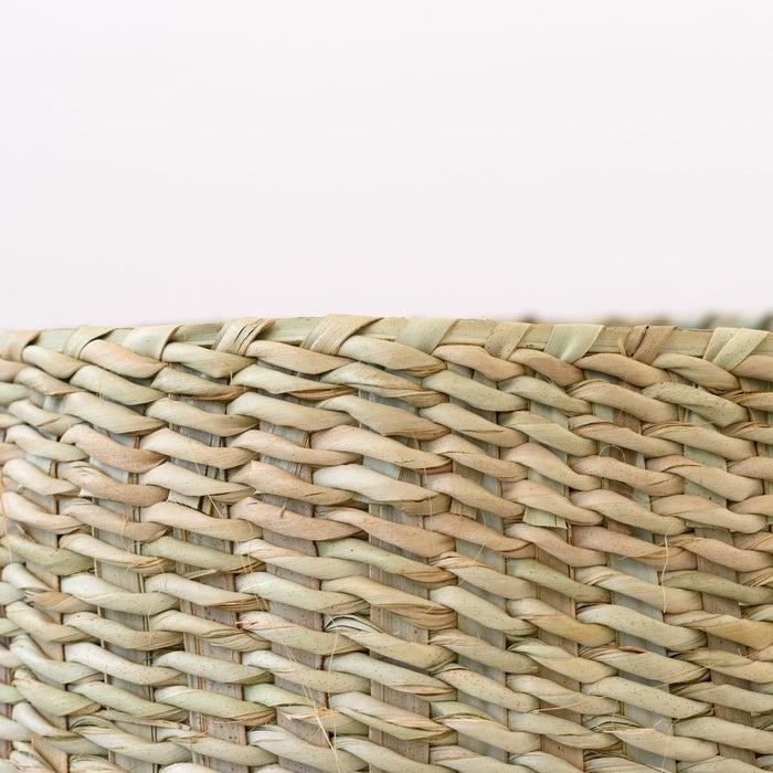 Closeup of Talala basket to show woven texture