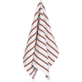 Basketweave Chestnut Brown Dishtowel