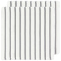 Basketweave London Gray Dishcloths Set of 2