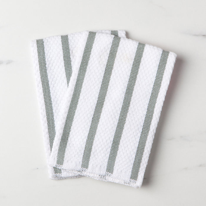 Basketweave London Gray Dishcloths Set of 2