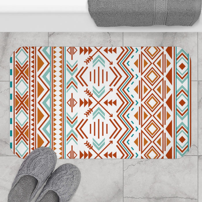 Bath Mat Southwestern Boho Bath Mat for Bathroom - Dakoda Goods & Co.