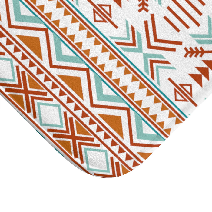 Bath Mat Southwestern Boho Bath Mat for Bathroom - Dakoda Goods & Co.