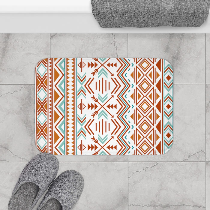 Bath Mat Southwestern Boho Bath Mat for Bathroom - Dakoda Goods & Co.