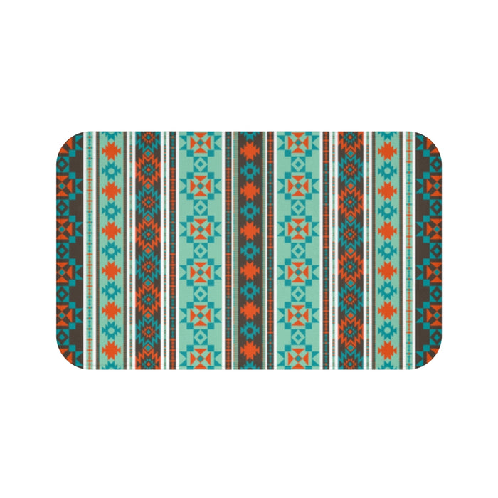 Bath Mat, Southwestern, Shower Mat, Boho Bath Mat - Dakoda Goods & Co.