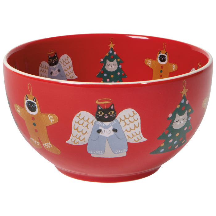 Bauble Cats Christmas Bowls Set of 4 Assorted
