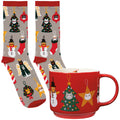 Bauble Cats Christmas Mug and Socks Set