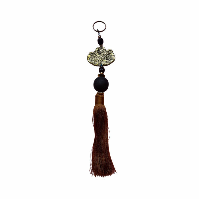 Beaded Lantern Keyring