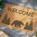 Bear Lodge Welcome Mat, Heavy Duty Door Mat