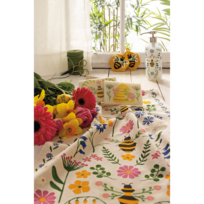 Bee Garden Glass Soap Pump