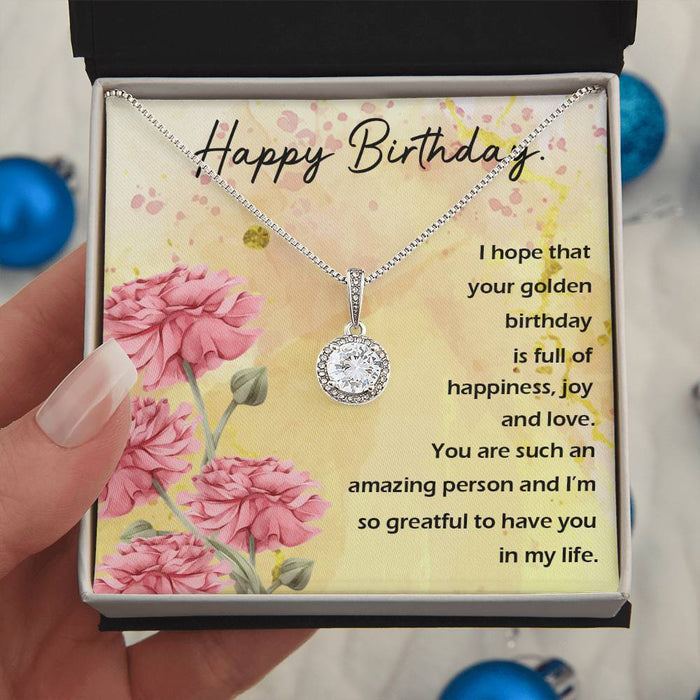 Birthday Gifts for Her Necklace Jewelry Gift for Friend Message Card