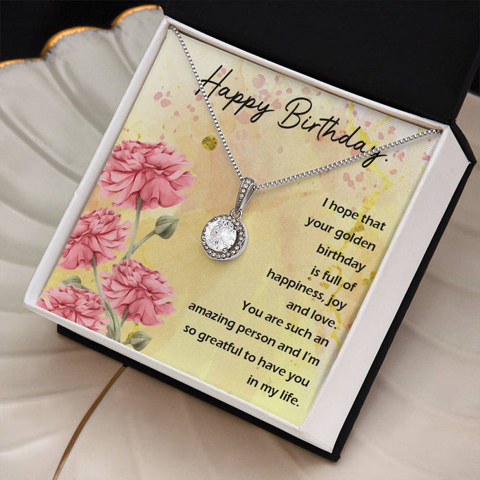 Birthday Gifts for Her Necklace Jewelry Gift for Friend Message Card