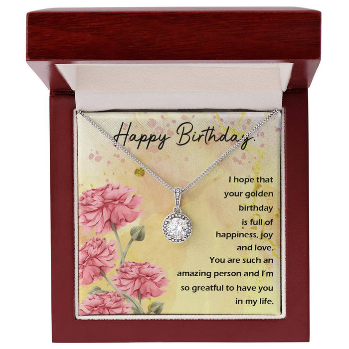 Birthday Gifts for Her Necklace Jewelry Gift for Friend Message Card