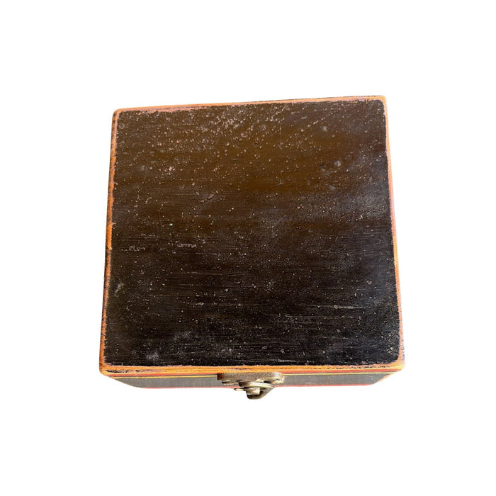 Black Albasia Cube Keepsake Box