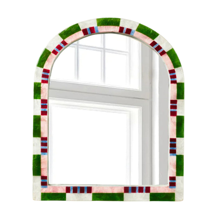 Bloom Nouveau Check Mirror
