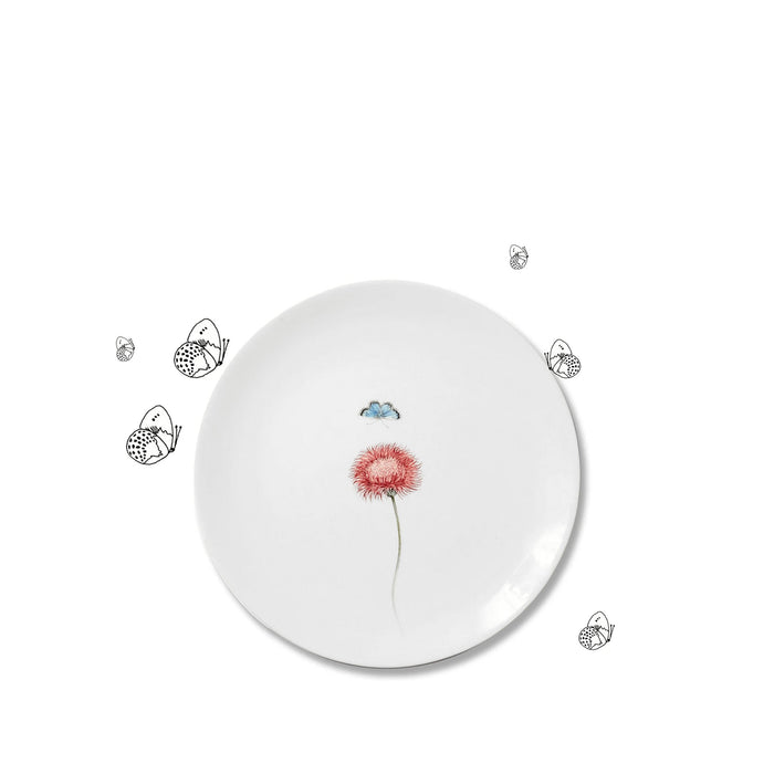 Bloom Silybum Marianum Dinner Plate, 25cm