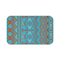 Blue Southwestern Bath Mat - Dakoda Goods & Co.