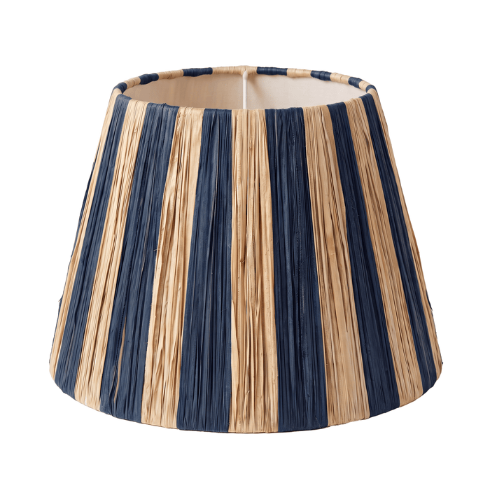 Blue Striped Pandan Cone Lampshade