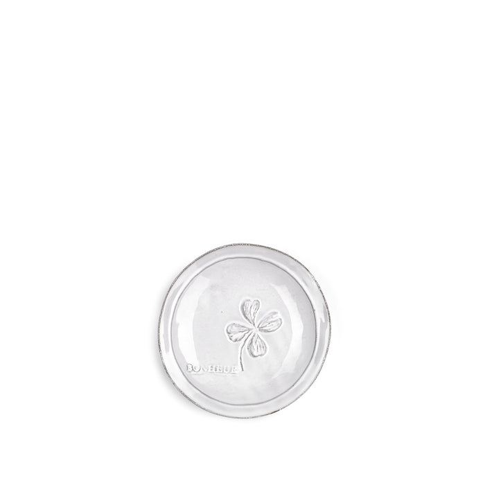 Bonheur Fleur saucer by Astier de Villatte, 13.5cm