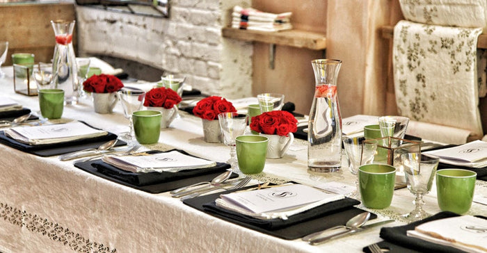 Bonheur Fleur saucer by Astier de Villatte, 13.5cm