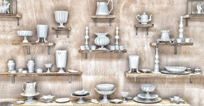 Bonheur Fleur saucer by Astier de Villatte, 13.5cm