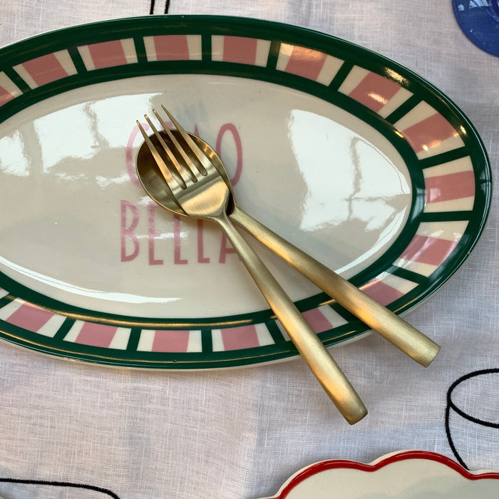 Brass Side Dish Servers