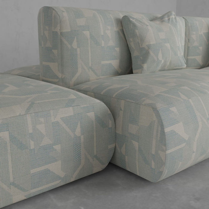Braxton Sky Jacquard Fabric
