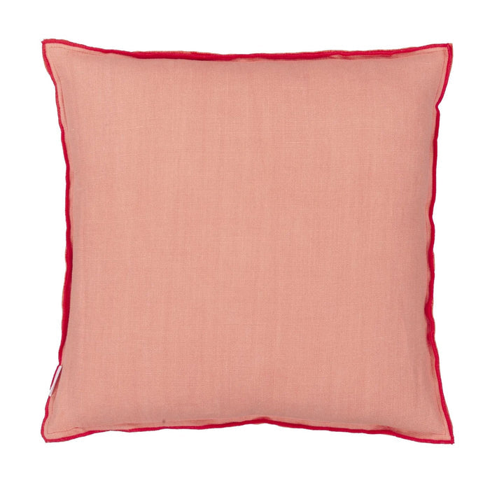 Brera Lino Nasturtium & Papaya 45x45cm Cushion
