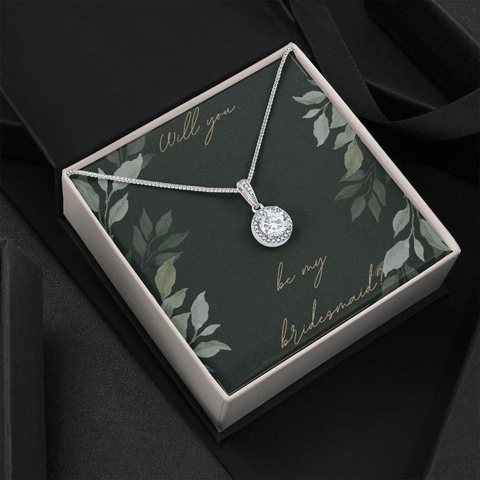 Bridesmaid Gifts Necklace Will you be my Bridesmaid Jewelry Gift