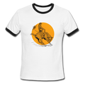 Men's Ringer T-Shirt - white/black