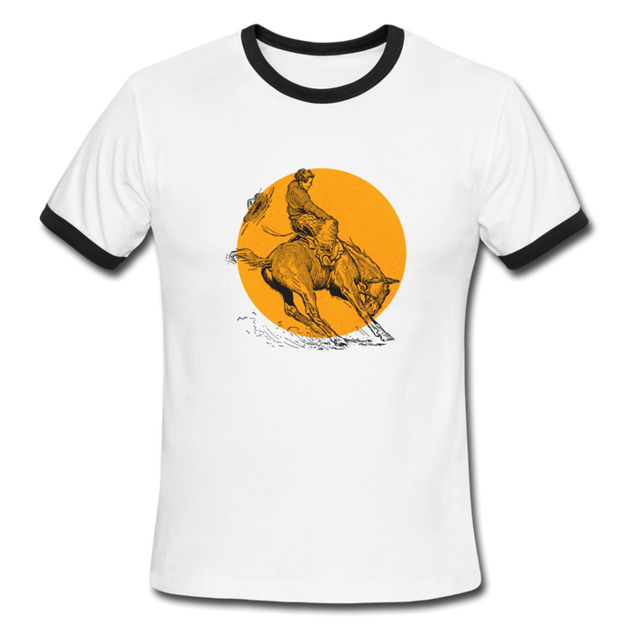 Men's Ringer T-Shirt - white/black